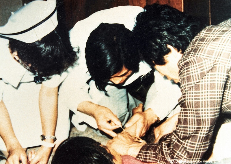 5·18 당시 헌트리 선교사가 찍은 사진.
