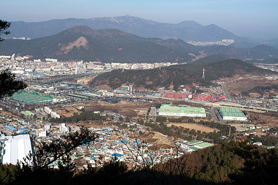 PSMC 등 풍산의 동래공장 부지 일대 전경