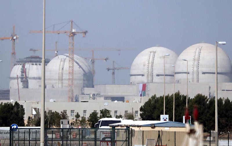 한국전력이 한수원 등과 컨소시엄을 구성해 UAE에 짓고 있는 바라카 원전.
