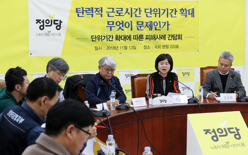정의당 이정미 대표, 자료사진