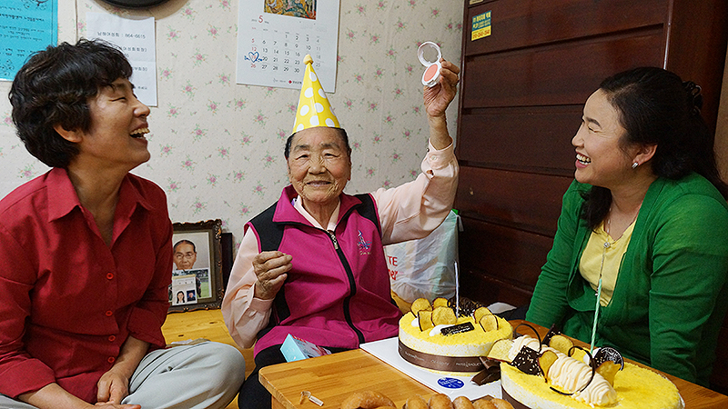 박숙이 할머니의 87세 생일잔치