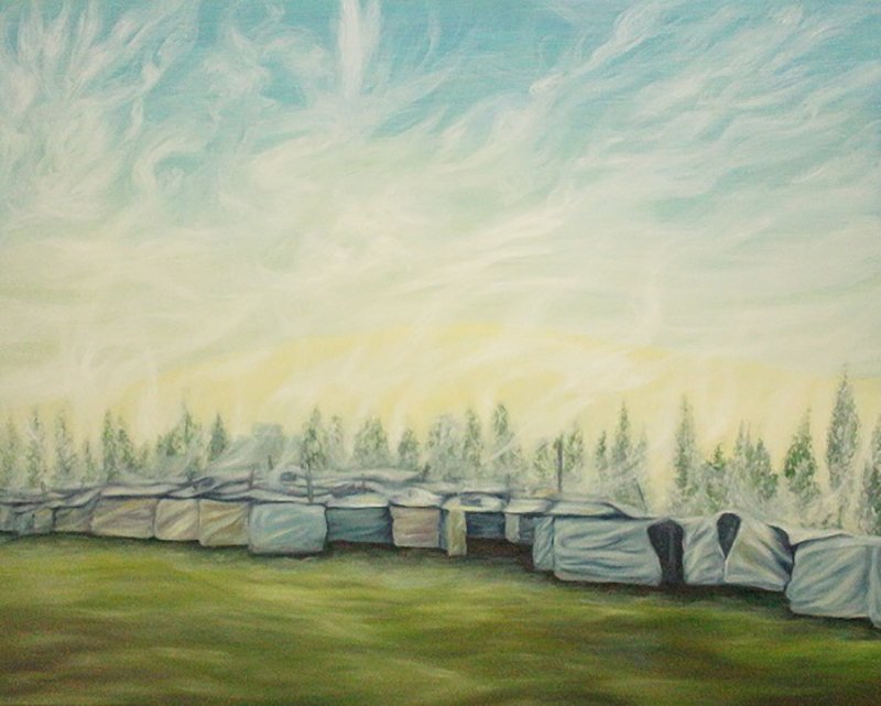 허단비, ‘빛내음’, 캔버스에 유화(Oil on canvas), 72.7 x 90.9 cm, 2018