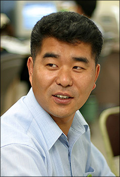 지난 2002년 '반미동자'로 불렸던 이승헌 보좌관.