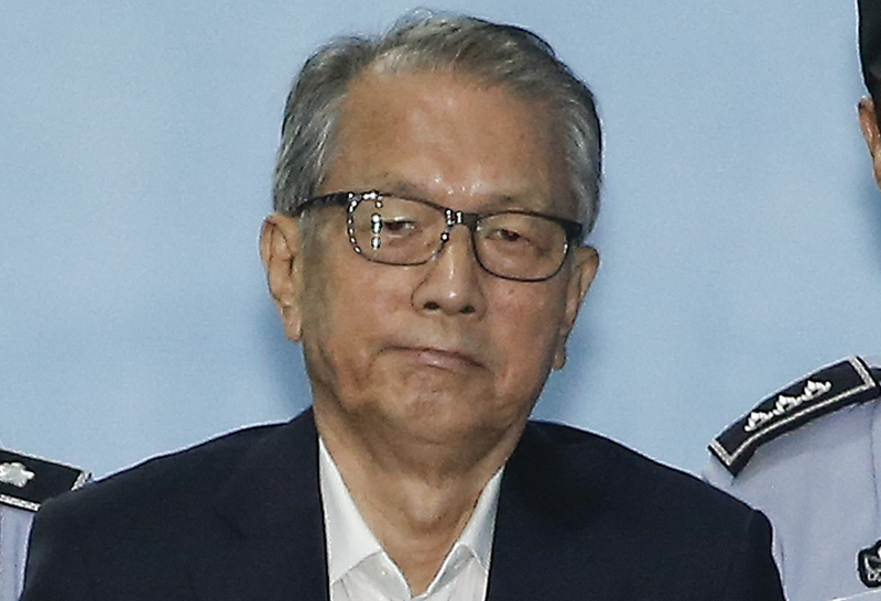 김기춘 전 청와대 비서실장.