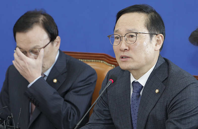 더불어민주당 홍영표 원내대표