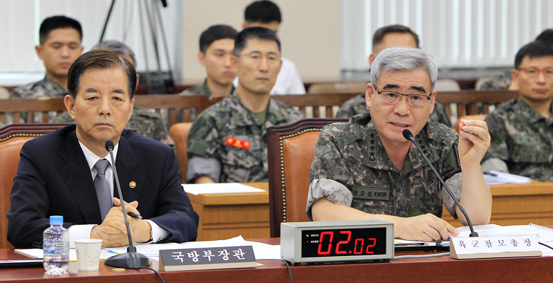 윤일병 사망사건 관련 답변하는 육군참모총장