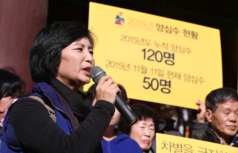 2015년도 누적 양심수는 120명이고 현재 구속 중인 양심수는 50명이다. 이 중 내란음모사건으로 수감된 이석기 전 의원 등 국가보안법 관련자들의 형량이 가장 높다.