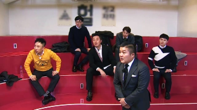 '무한도전'에 출연한 유재석, 조세호, 양세형, 박명수, 하하