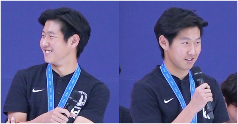 17일 서울 시청광장에서 열린 U-20 대표팀 환영행사에 참석한 이강인