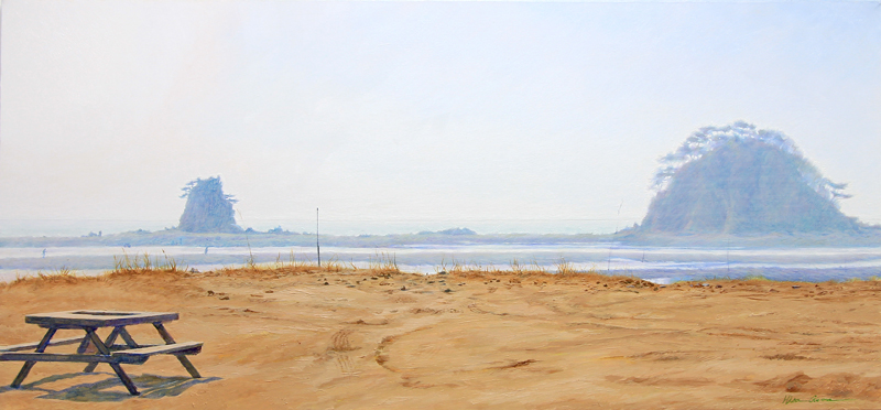 태안반도-안면도, Oil on canvas, 130×60cm, 2013