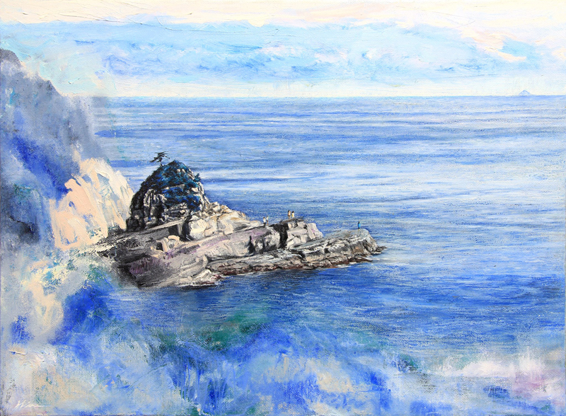 깊은 바다의 사색, Oil on canvas, 41x53cm, 2016