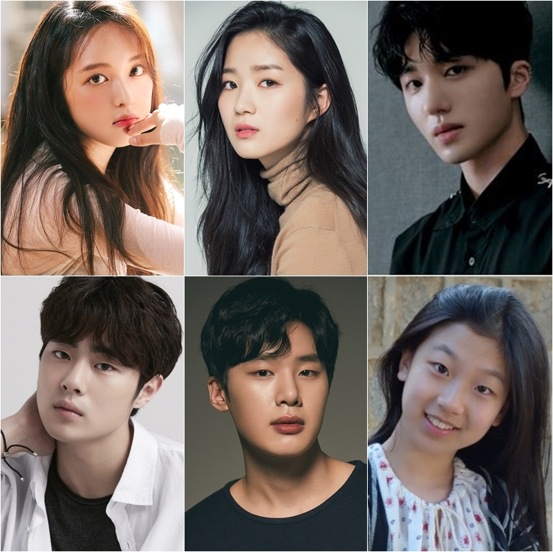 드라마 ‘SKY 캐슬’에 출연한 ‘캐슬의 아이들’(상단 왼쪽부터) 김보라, 김혜윤, 찬희, 조병규, 김동희, 이지원