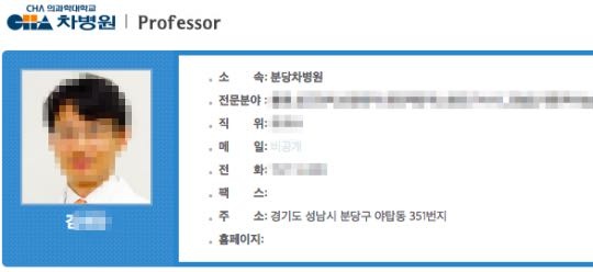 분당차병원 김모 교수의 환자 폭업, 직원 갑질 행위가 논란이 되고 있다.