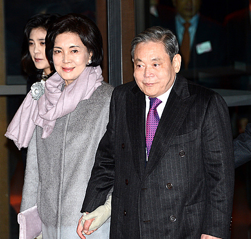 이건희 홍라희 부부