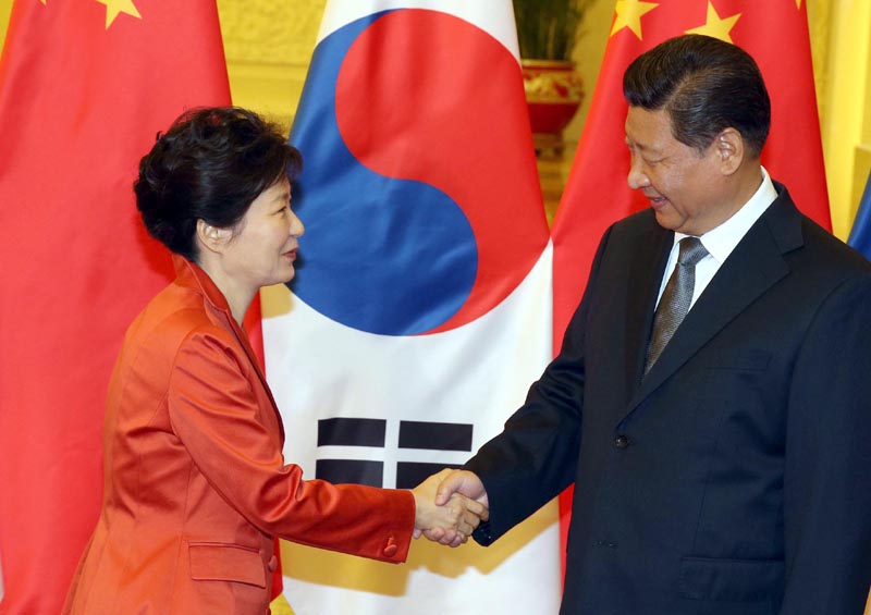 박근혜 대통령, 시진핑 중국 국가주석
