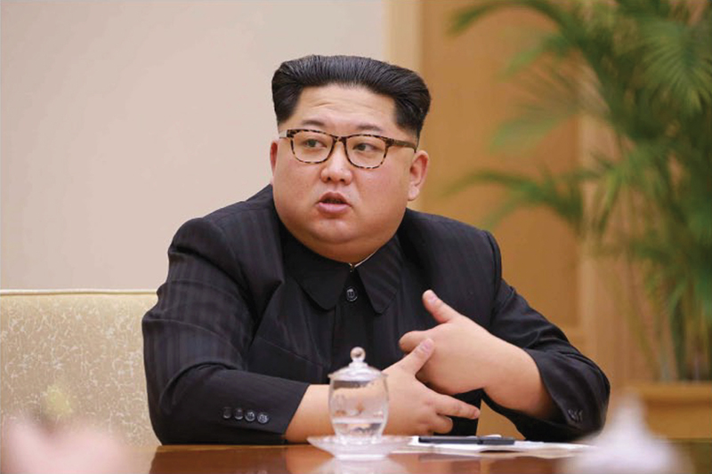 북한 김정은 국무위원장. 자료사진.
