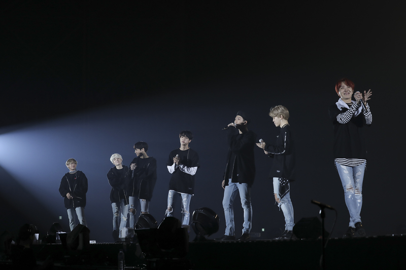 2017년 12월 10일, 방탄소년단이 월드투어 콘서트 '윙스투어'의 마지막인 '더 파이널'을 고척스카이돔에서 개최했다.