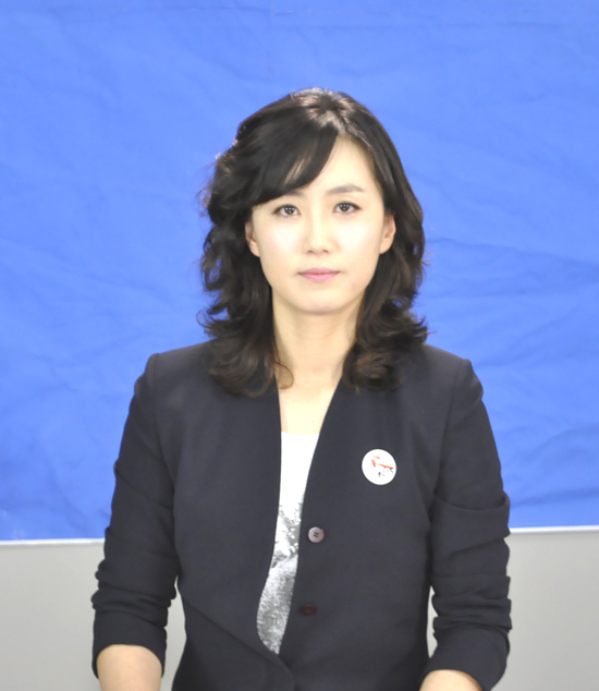 '리셋KBS뉴스9' 앵커로 복귀해 녹화 연습 중인 정세진 아나운서