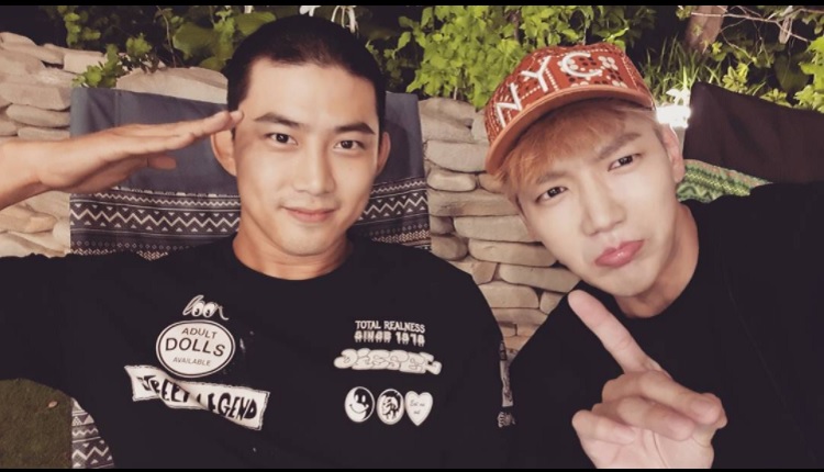 군입대한 2PM 옥택연