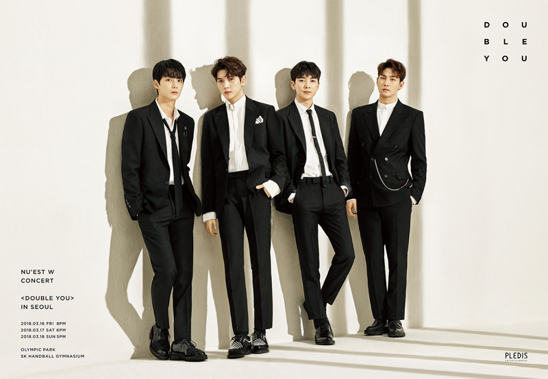 뉴이스트W 단독 콘서트 ‘DOUBLE YOU’ 포스터
