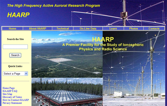 HAARP 홈페이지