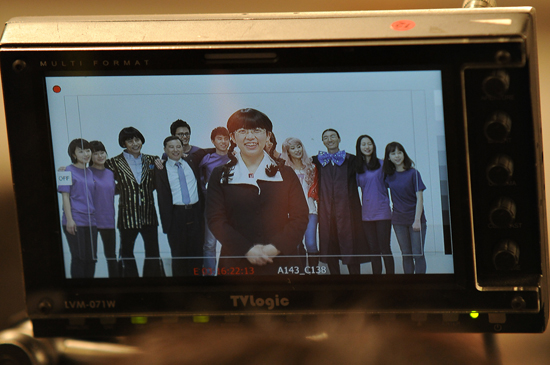 통합진보 TV CF 현장