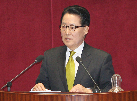 박지원 민주당 원내대표(자료사진)