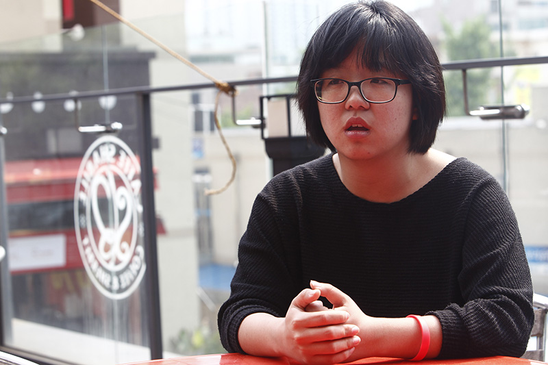 침묵행진을 처음 제안한 용혜인(24·경희대 정치외교학과)씨