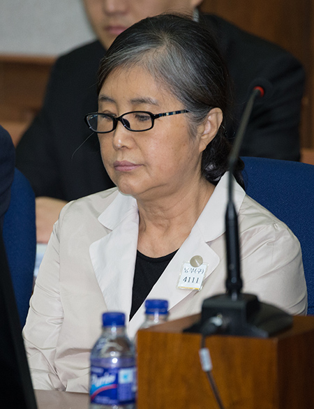 박근혜 정부 국정농단 사태의 주범 비선실세 최순실. (자료사진)