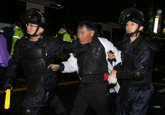 16일 대전 노동자대회, 화물연대 총회 뒤 상황