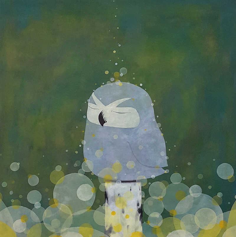 healing 100 x 100 광목천에 아크릴채색 2016