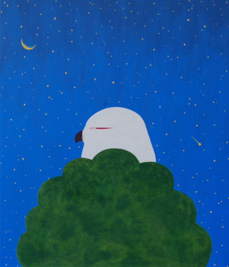 별 헤는 밤(4) 53 x 45.5 광목천에 아크릴채색 2014