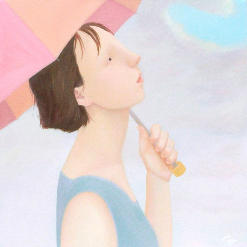 천유경_기다림-40x40cm_Oil-on-canvas_2018