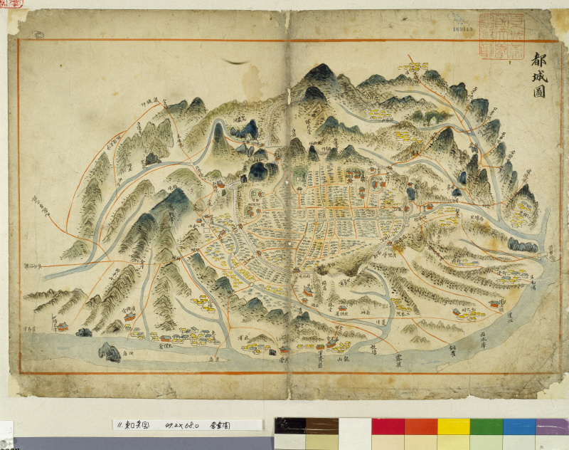 도성도, 《동국여도》, 규장각한국한연구원