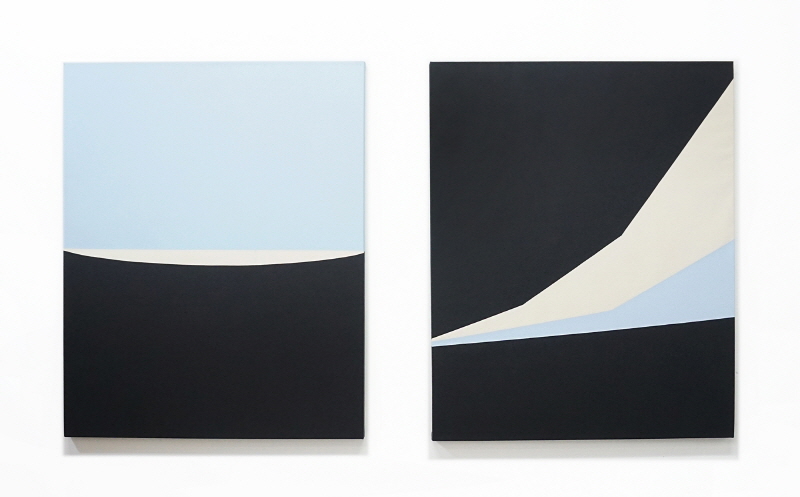 안현정, There were The Winds At Vermont 버몬트에 그 바람들이 있었다, Acrylic on canvas, 127x101.6 cm, 127x101.6 cm, 2018