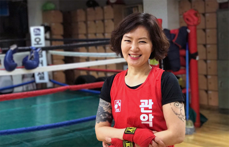 김정애(56, 여) 아마추어 복싱 선수를 9일 서울 관악구 위치한 대한권투체육관에서 만났다.