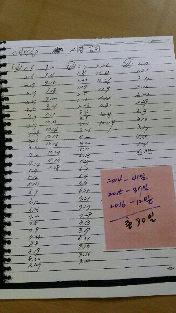 이재명 성남시장 일정 자료를 요구한 행정자치부 메모