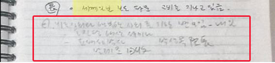 김영한 전 청와대 민정수석의 ‘회의 비망록’ 2014년 12월 10일 메모