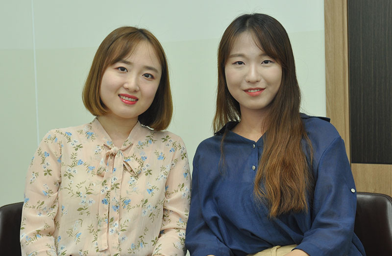 608팩토리의 홍윤정 대표(왼쪽)과 류소라 대표