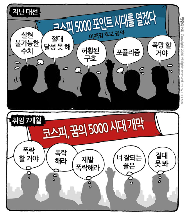 코스피 5000 결사반대