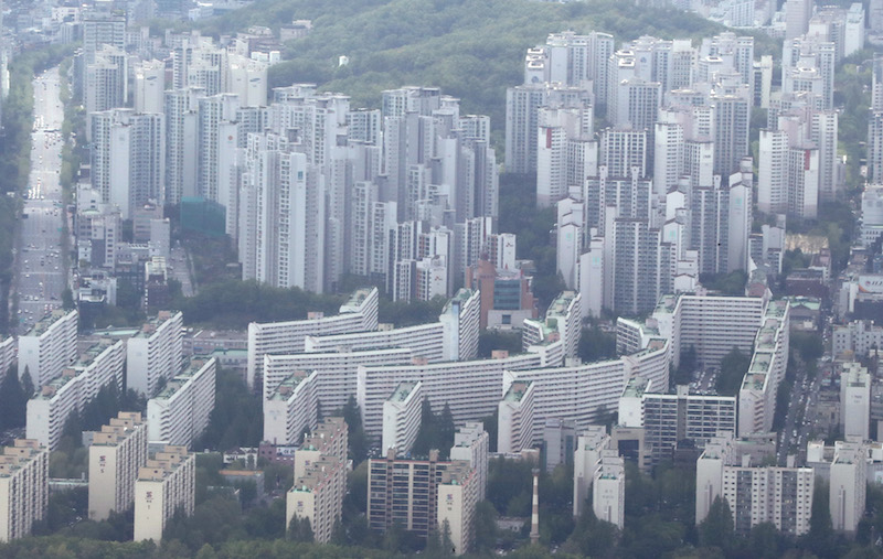 빽빽히 늘어선 아파트.(자료사진)