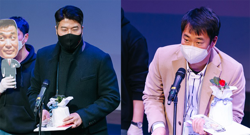 제29회 서울어린이연극상 대상은 극단 타루의 '벨벳토끼'(우)가 받았으며, 관객인기상은 (주)문화공작소 상상마루의 '네네네'(좌)가 받았다.