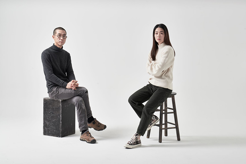 배요섭 연출가와 이자람 소리꾼