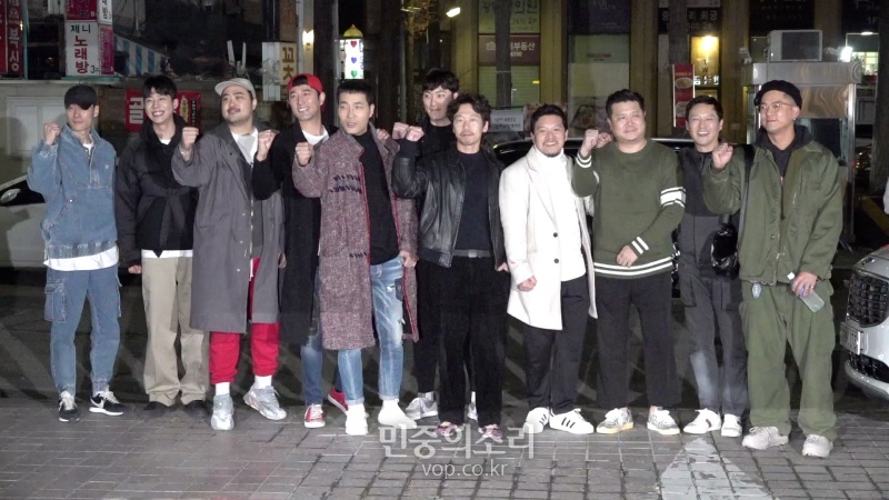 14일 SBS 드라마 '스토브리그' 종방연에 참석한 배우들