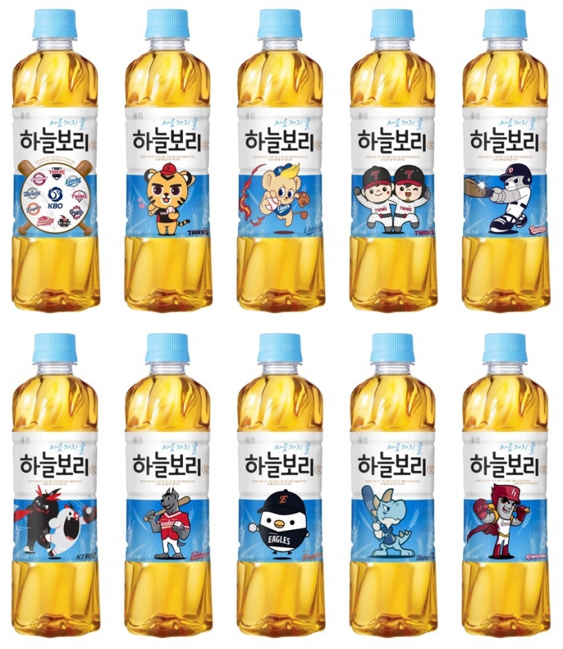 KBO, 웅진식품과 손 잡고 ‘하늘보리 KBO 에디션’ 출시