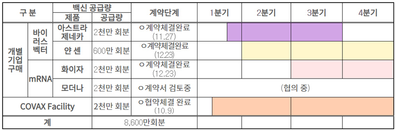 당국 "코백스 백신 내년 1분기 들어올 예정...2~3월부터 접종 ...