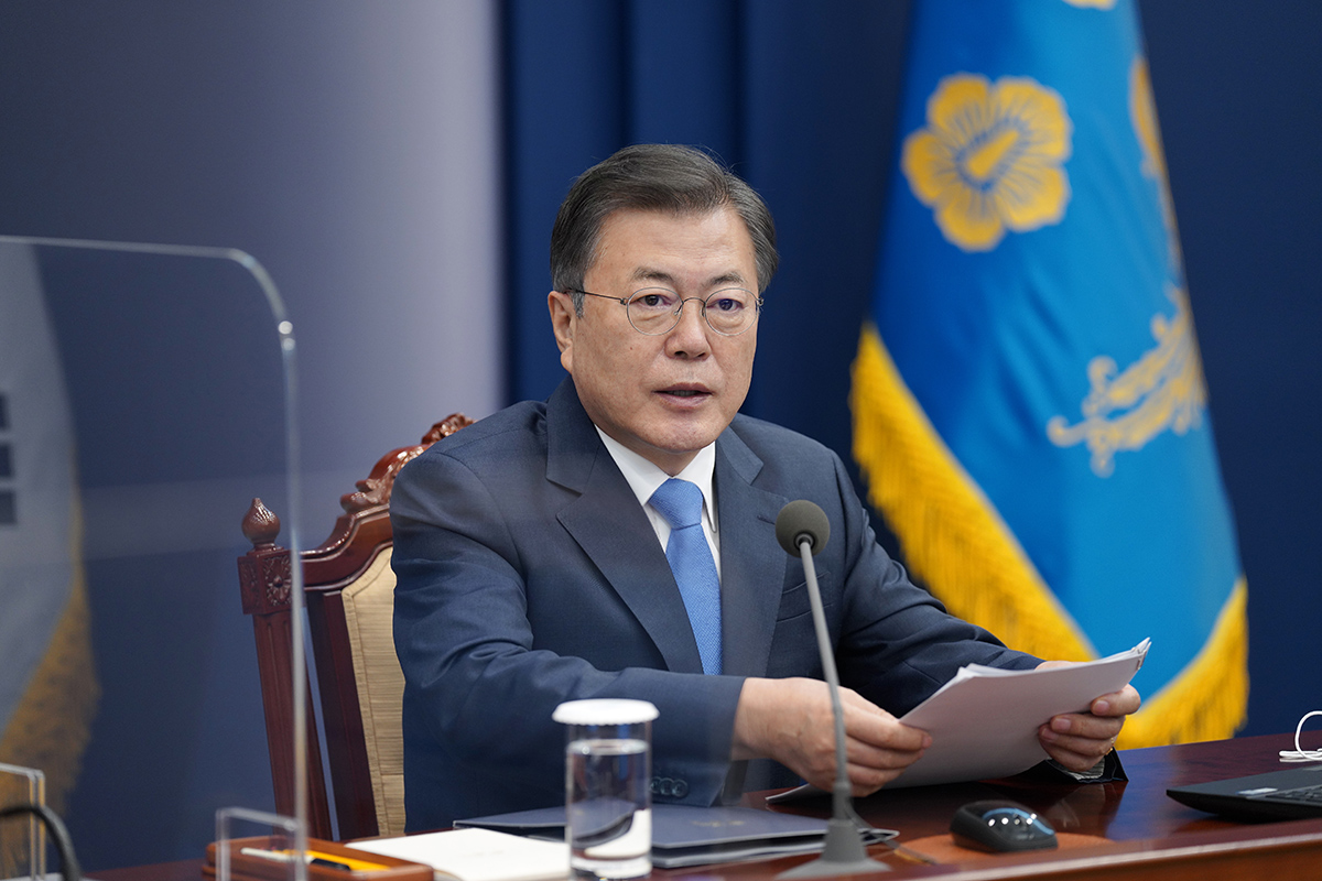 문재인 대통령.