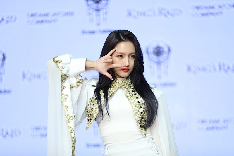 드림캐쳐 스페셜 미니앨범 ‘Raid of Dream’ 미디어 쇼케이스에 참석한 시연