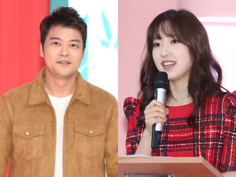 방송인 전현무와 KBS 이혜성 아나운서