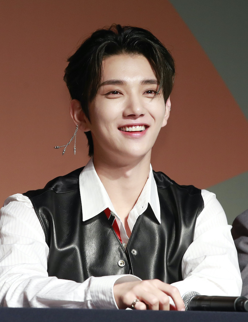세븐틴(Seventeen) 슈아가 22일 오후 서울 강남구 인터컨티넨탈 서울 코엑스에서 열린 7집 미니앨범 ‘헹가래’ 발매기념 기자간담회에 참석해 미소를 짓고 있다. 2020.6.22.